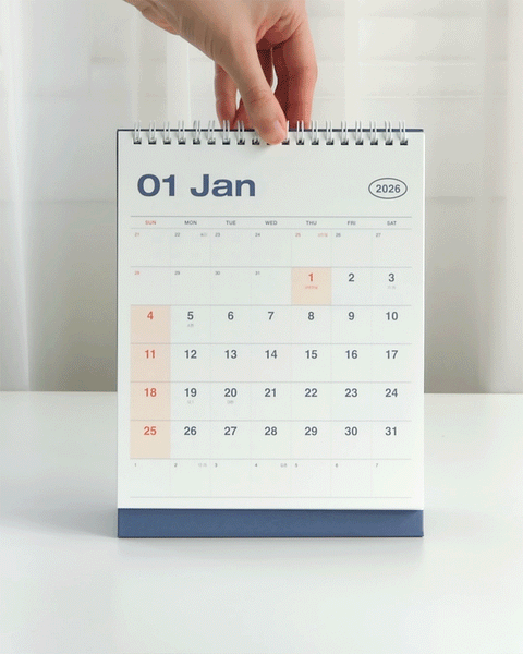 2026 Flow Desk Calendar | Desk Scheduler 2026