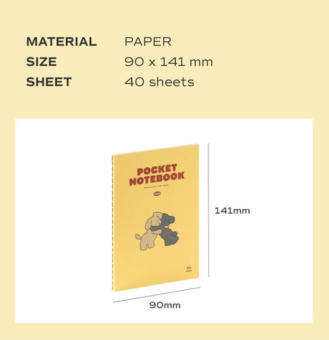 Pocket Notebook v.3 _ Plain [4types] | Blank Notebook
