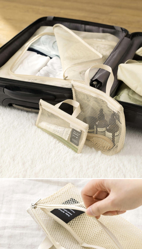 Travelus_Mesh Pouch Slim Long v.5 [4colors]