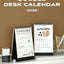 2026 Doodle Desk Calendar