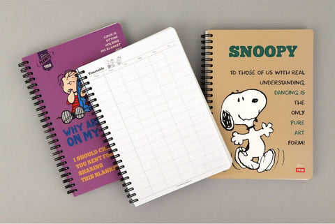 Peanuts Study Planner for 4 months A5 [3types]