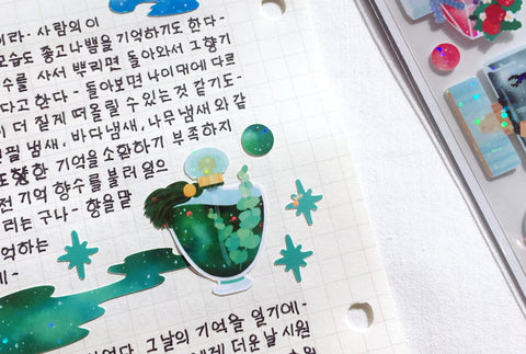 Perfume Seal Sticker [5types] | Planner Deco Sticker