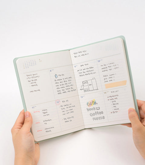 2026 Weekly Planner Small [8colors] | Notable Memory Small Weekly Diary