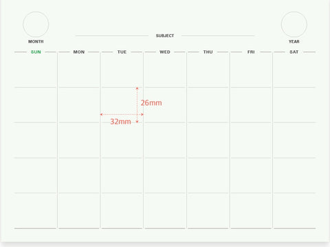 2027 PRISM Desk Calendar (OCT.2026-DEC.2027) | Dated + Undated Planner