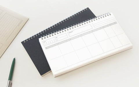 Weekly Desk Planner [2colors] | Weekly Scheduler