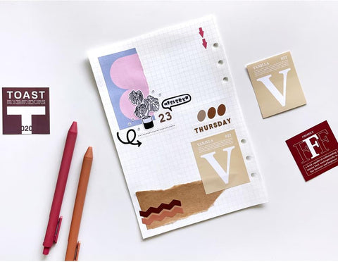 Alphabet & Color Sticker Pack | Deco Sticker | 52sheets