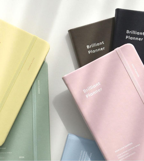 2026 Brilliant Daily Planner [7colors] | Daily Diary