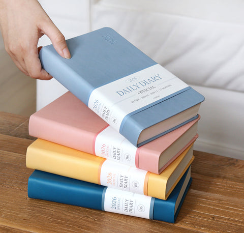 2026 Official Daily Diary Time Planner B6 [6colors] | Daily Diary 2026