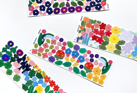 Flower Seal Sticker Set