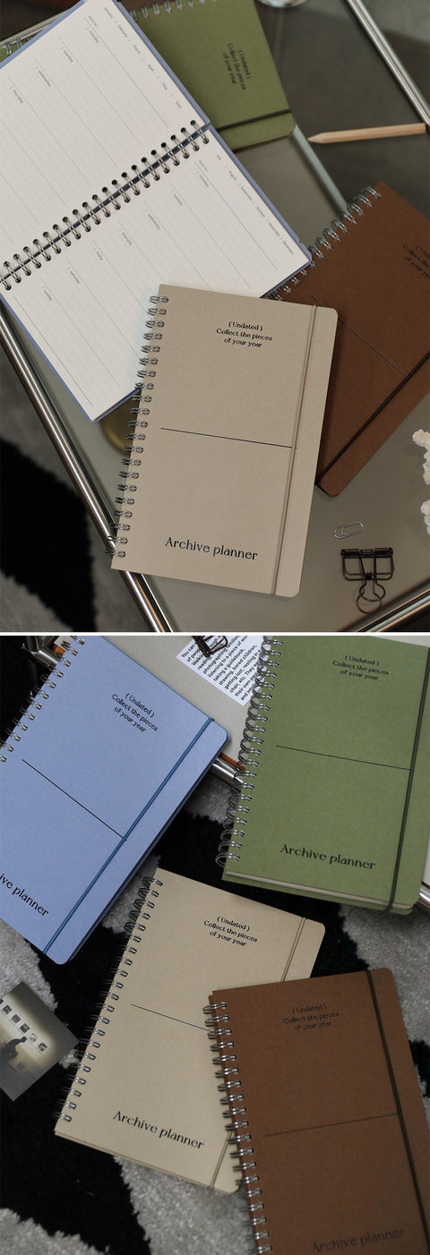 Archive Weekly Planner ver.2 [4colors]