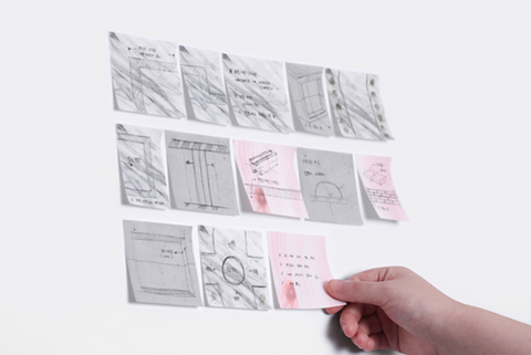 Sticky Block Memo Notes S [Marble]