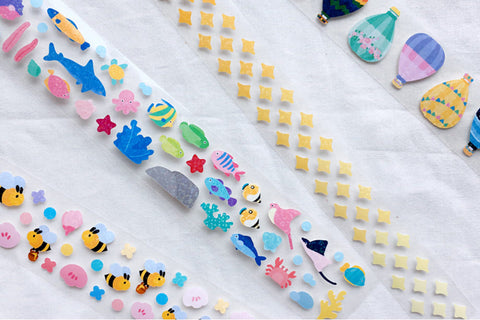 Elongated Seal Stickers E [10types]