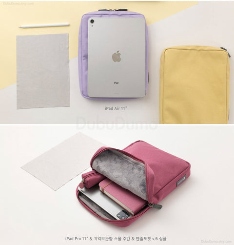 11" Tablet Pouch & Screen Care [5colors]