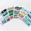 Underline Sticker Set | un cut lines stickers | 18sheets