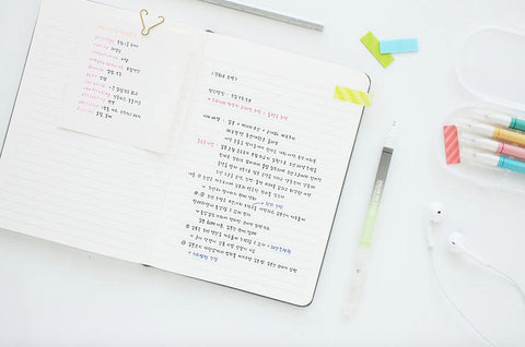 5pcs Twin Deco Pens Set Ver.4 / 10colors Highlighter