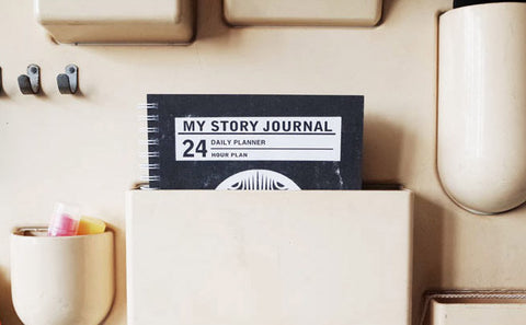 My Story Journal Daily Planner A5 [Black] | 24Hour Plan