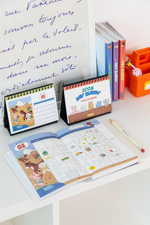 2026 My Buddy Mini Desk Calendar