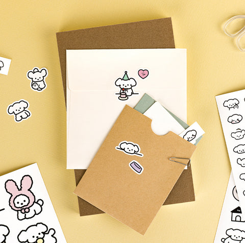 Coi Sticker Pack | 6sheets | Puppy Dog Sticker