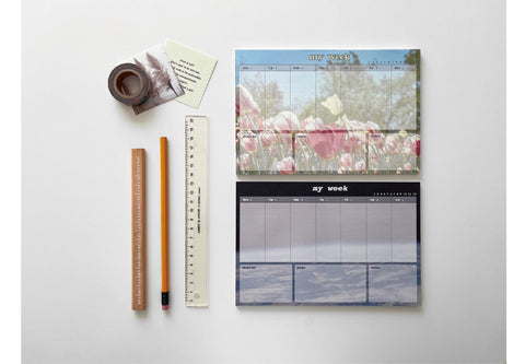 My Week Memo Pad [2types] | Weekly Notepad