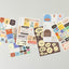 LIFE & PIECES Vintage Label Sticker Pack | 6sheets