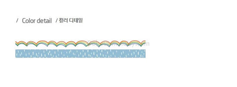 Slim Masking Tape 2p [Rainbow]