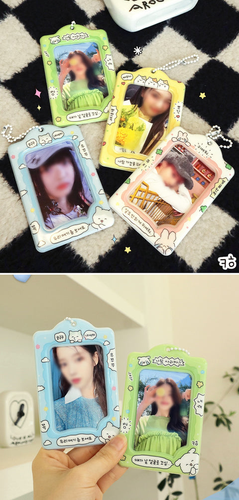 Flirting King Photo Card Holder [4types] | Key Ring