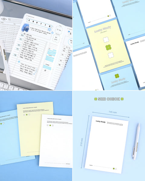 Lucky Study Planner _ 1 month [3types]