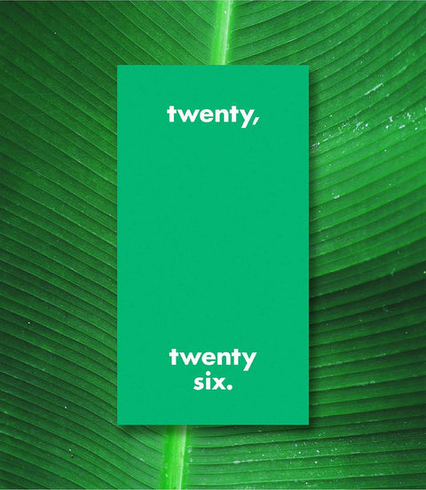 2026 Twenty, Twenty Six Weekly Planner _ mini [5colors] | Weekly Diary