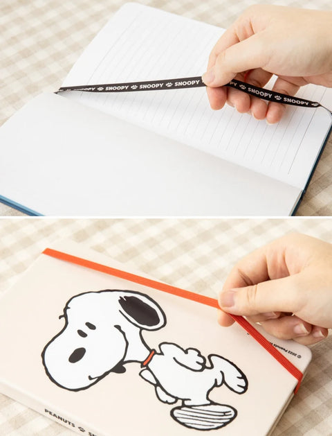 Peanuts Snoopy Hardcover Line Notebook [2colors]