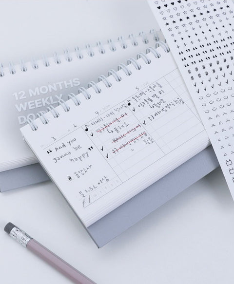 Do Weekly Planner 12months [4colors] | Desk Study Planner