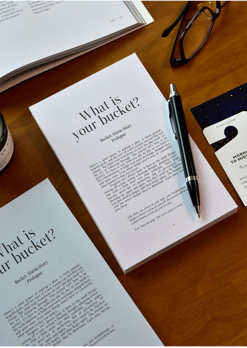 Bucket Alarm Diary [4colors] | Daily Checklist | Bucket List