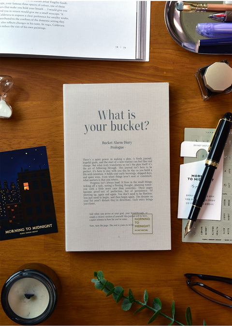 Bucket Alarm Diary [4colors] | Daily Checklist | Bucket List