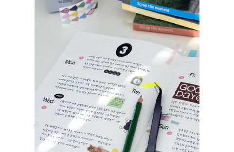 Scrap the Moment Notebook v.3 [9types] | Grid Line Blank