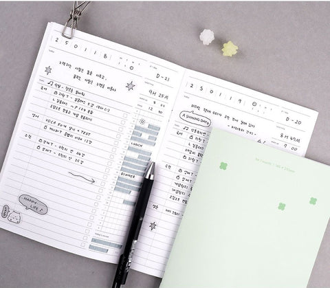 Lucky Study Planner for 1 month ver.2 [4types]