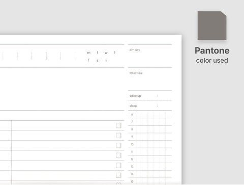 LUCKY Study Planner for 100days ver.2 [4colors]