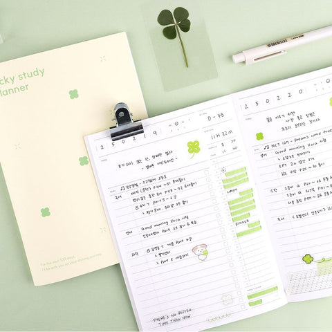 Lucky Study Planner for 1 month ver.2 [4types]
