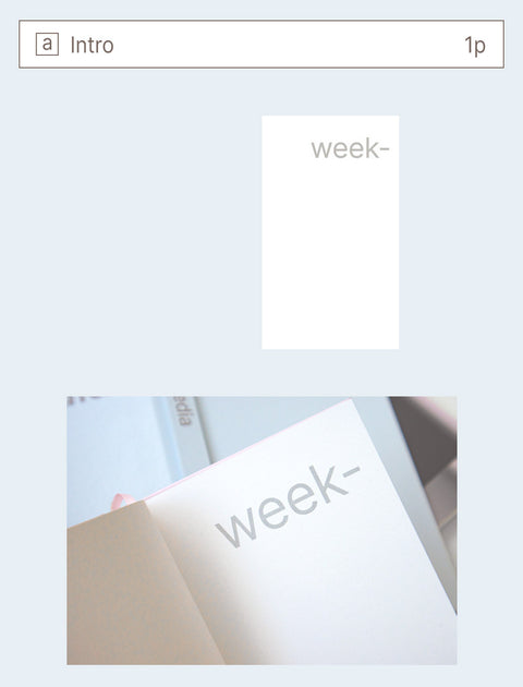 Weekpedia Weekly Planner for 6 months [2colors]