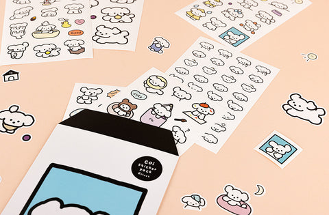 Coi Sticker Pack | 6sheets | Puppy Dog Sticker