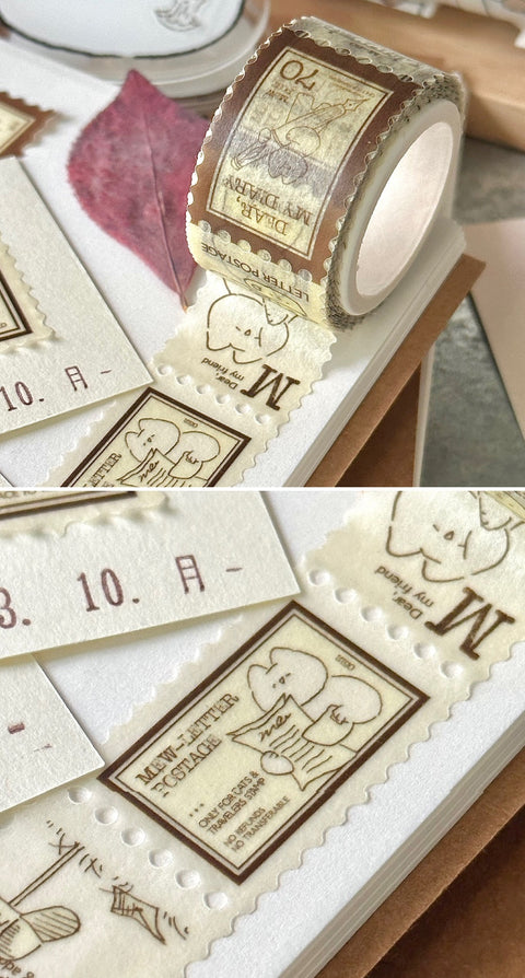 Stamp Masking Tape _ Autumn Letter