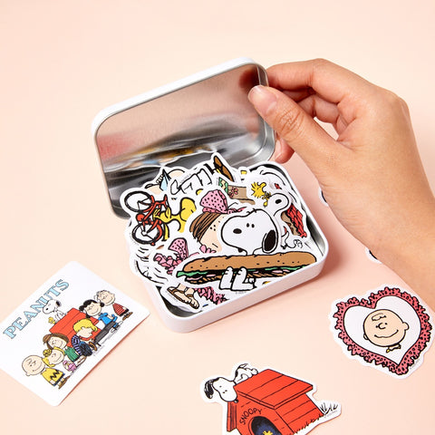 Peanuts Tin Case Stickers Pack ver.2