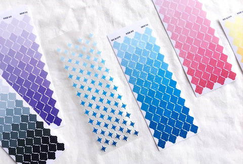 Deco Seal Sticker _ Twinkle [6colors] | Planner Deco Sticker