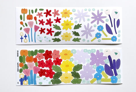 Flower Seal Sticker Set