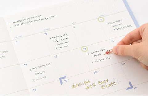 2026 Weekly Planner XL A4 [8colors] | Notable Memory Extra Large Weekly Diary