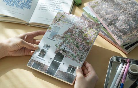 Scrap the Moment Notebook v.Spring Edition [9types] | Grid Line Blank