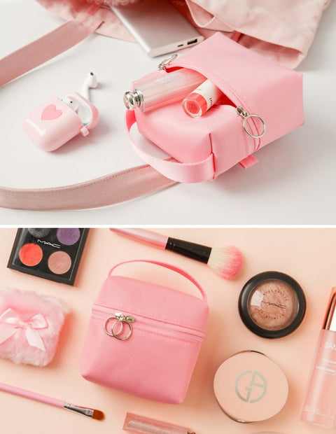 MINI BOX MAKEUP POUCH_BABYPINK