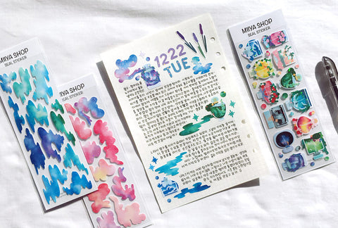 Perfume Seal Sticker [5types] | Planner Deco Sticker