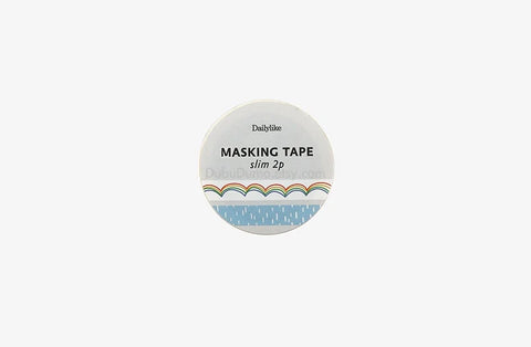 Slim Masking Tape 2p [Rainbow]
