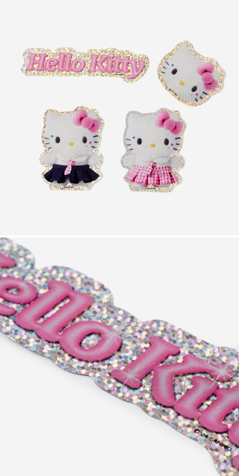 Highteen Hello Kitty Hologram Big Sticker Set