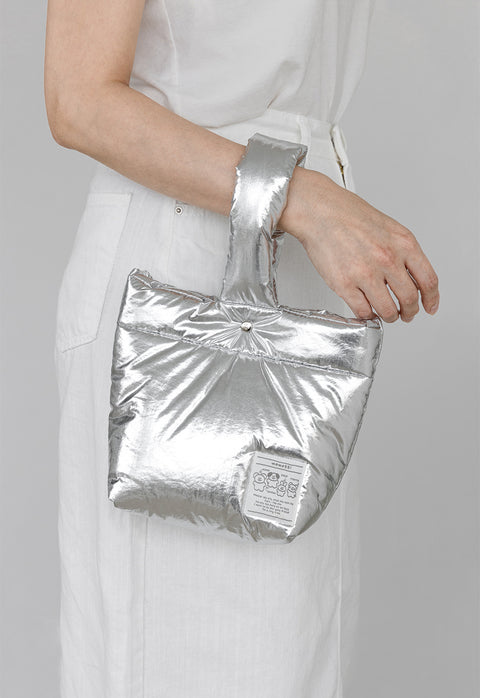 momossi Marshmallow Tote Bag [Silver]