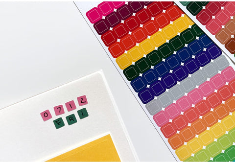 Mini Square Seal Sticker | Deco Sticker